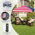 thumbnail image 6 of Gymax Patio 6.6x6.6ft Outdoor Pop-up Canopy Tent UPF 50+ Portable Sun Shelter Pink, 6 of 10