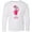 AA-White, variant on Inktastic Cute Robot, Girl Robot, Pink Robot With Ribbon Long Sleeve Youth T-Shirt