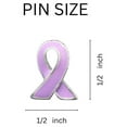 thumbnail image 2 of Lapel Lavender Ribbon Lapel Pins, 2 of 3