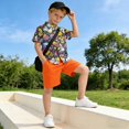 thumbnail image 5 of Dailycode Small Short Sleeve Button Down Shirts Skull Candy Bottles Stars Casual Shirt 3-10 Years, 5 of 9
