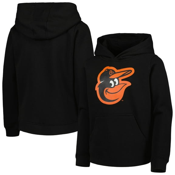 Youth Black Baltimore Orioles Team Primary Logo Pullover Hoodie