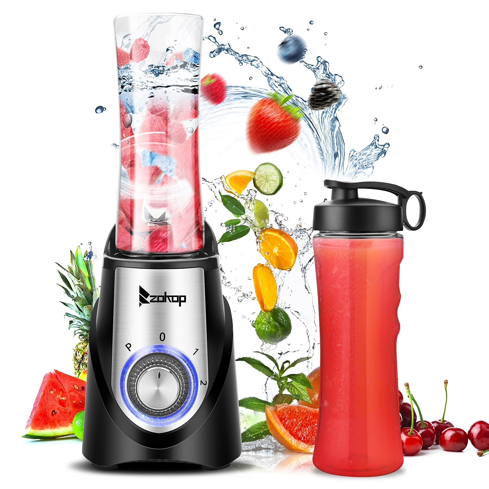 MY JUICER II Personal Juicer Smoothie Blender w/ extra Travel Sports Bottle NEW 