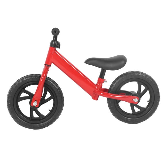Toddler Training Push Bike, Seat Height Adjustable Toddler Balance Bicycle Stylish High Carbon Steel with 2 Foam Rubber Wheels for Sports
