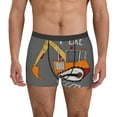thumbnail image 2 of Goofa I Like Big Digger Printed Men's Boxer Briefs Underwear, Moisture-Wicking Underwear, Trunk,Soft and Breathable Cotton Underwear-Medium, 2 of 9