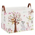thumbnail image 1 of Cesta de Almacenamiento para Bebé XHWZOF Plegable con Estampado de Animales en Rosa, 1 of 6