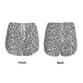 thumbnail image 2 of JUNZAN Weave Geometric Print Women's Athletic Gym Running Shorts with Phone Pockets - Workout Shorts-X-Large, 2 of 8