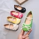 thumbnail image 2 of Zapatos de princesa de charol de piel poco profundos para niñas, zapatos pequeños de cuero con lazo de primavera y otoño, zapatos de suela blanda para niños de color caramelo, 2 of 6