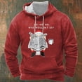 thumbnail image 2 of Sudadera con capucha para hombre con estampado 3D de árbol de Navidad y Papá Noel de finales de 2023, sudadera con capucha extragrande para ocio festivo, 2 of 5