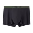 thumbnail image 2 of XL-4X Plus Size Underwear for Men Big & Tall Cotton Boxer Briefs Mens Casual Color Block Breathable Stretchy Slim Mid Waisted Athletic Workout Boxers, 2 of 7