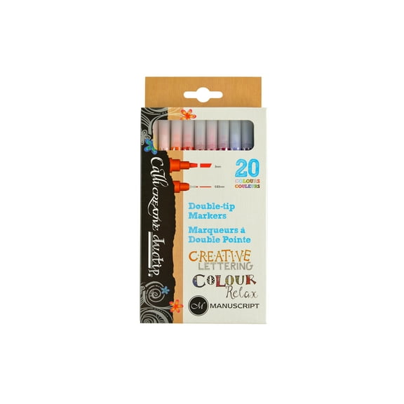 Manuscript Callicreative Duotip Marker Set - Set of 20
