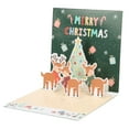 thumbnail image 1 of Greeting Card, Hot Silver Process Three Dimensional Structure 3D Christmas Cards With Envelope Sticker For Gift For Decoration D Style,E Style,F Style, 1 of 8