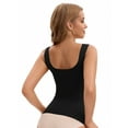 thumbnail image 2 of Unique Bargains Women's U Back Tank Tops with Built-In Bra for Everyday Wear M Black, 2 of 6