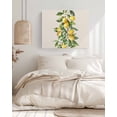 thumbnail image 3 of Yellow Lemon Wall Art for Living Room,Canvas Picture Wall Decor for Bathroom Bedroom,Spring Botanical Leaves Fruit Farmhouse Painting Artwork for Office Kitchen Hallway Dining Room Home Decor 16"x20", 3 of 8