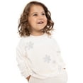 thumbnail image 5 of Wonder Nation Toddler Girls Embellished Velour Sweatshirt and Flare Pants Set, 2-Piece, Sizes 12M-5T, 5 of 8