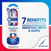 Sensodyne Sensitivity & Gum Soft Toothbrush Designed for Sensitive Teeth, 2-Pack, for Adults