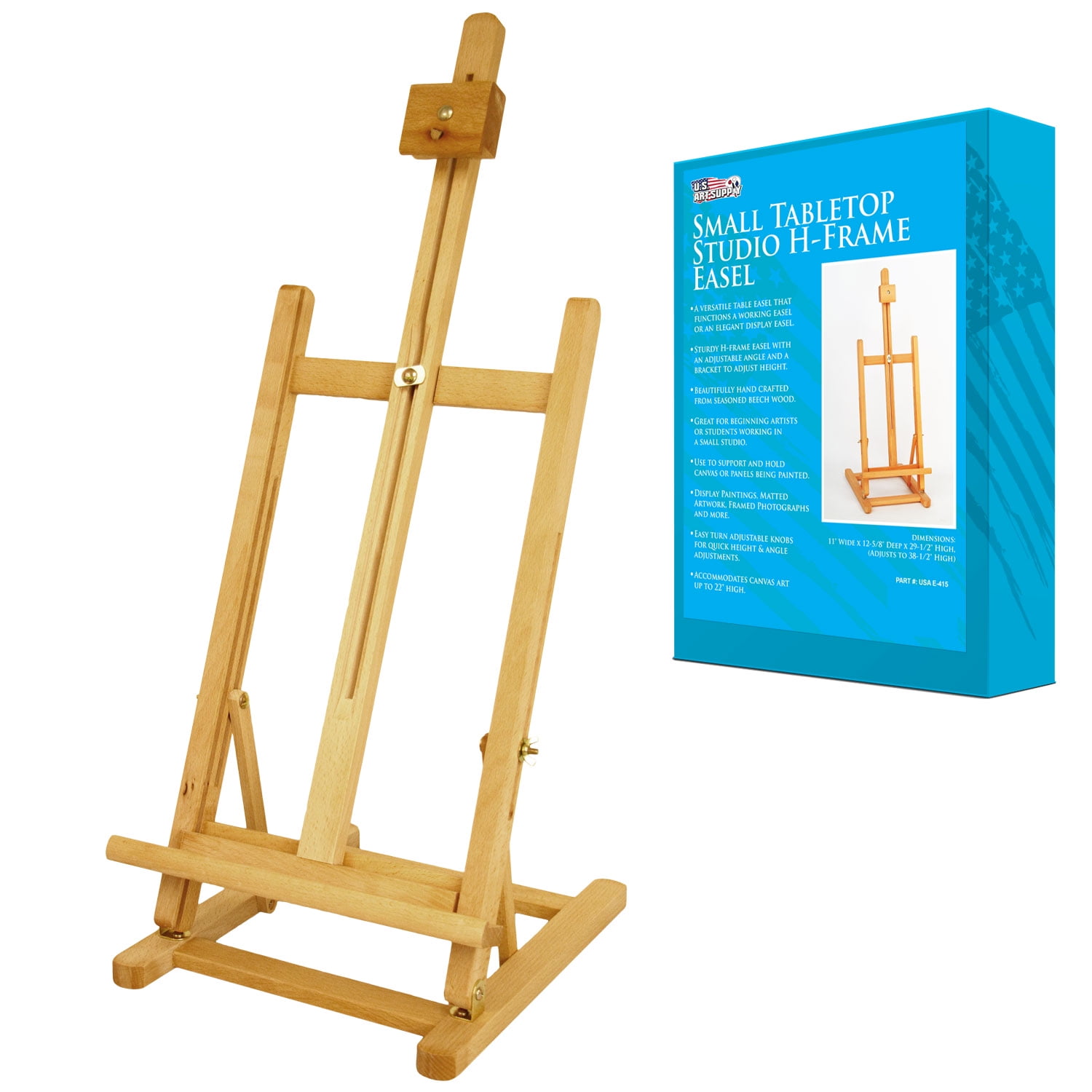 Us Art Supply Adjule Tabletop H Frame Wood Studio Artist Easel Us Art Supply Adjule Tabletop H Frame Wood Studio Artist Easel Painting Com