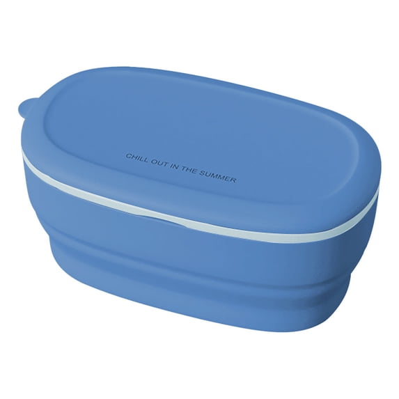Ice Cube Tray with Lid and Storage Bin for Freezer Silicone Ice Cube Tray Easy-release 44 Cube Ice Tray Used for Ice Chilling Cocktail Whiskey Tea Coffee Dark Blue
