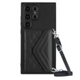 thumbnail image 1 of Checkered Leather Multi-Card Slot Crossbody Wallet Case For Samsung Galaxy S24,iPhone 16 Pro Max, 1 of 5