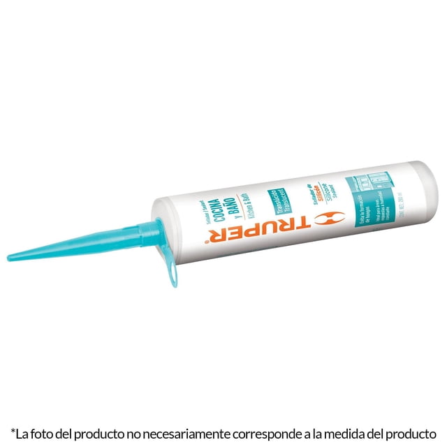 Silicón 100% Para Baños Y Cocina Blanco Truper Truper SIL-100BCB