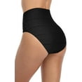 thumbnail image 4 of Women's Bikini Bottom High Waist Hollow-Out Mesh Swimsuit Tankini Brief, 4 of 5