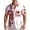 09-White, variant on IWRICH Men's Hawaiian Shirts Casual Canadian Maple Leaf Print Shirts Short Sleeve Button down Shirts 19-Red XL