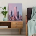 thumbnail image 5 of Abstract Cityscape Oil Painting Canvas Print Wall Art for Living Room Office Hotel Restaurant, 5 of 8