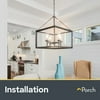 Chandelier Installation by Porch Home Services