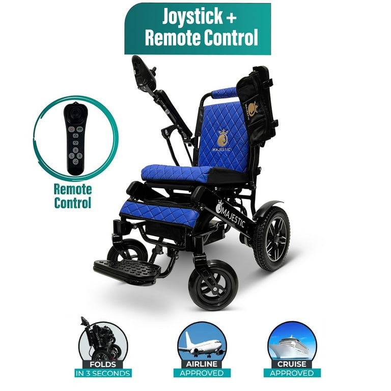 DIYAREA Portable Electric Wheelchair for Adults, Portable All