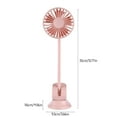 thumbnail image 4 of JLFNYA Stroller Fan,Mini Portable Stroller Fan,Battery Operated Small Clip on Fan,Octopus Fan,Rechargeable 360°Rotate Flexible Tripod Cooling Fan for Car Seat Crib Treadmill Travel,Pink, 4 of 5