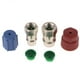 thumbnail image 1 of 2x2pcs 1 / 4SAE a / C Adaptadores de Carga HI / BAJO R12 R22 a R134A Zulema Adaptador R12 R22 a R134A, 1 of 7