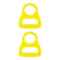 thumbnail image 4 of Wosthever Accesorio elevador para llevar botellas de agua, plástico, Color sólido Simple, asa de transporte gruesa, accesorios para Amarillo 2piezas, 4 of 6