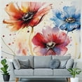 thumbnail image 4 of Patifu Flowers Butterfly Watercolor Tapestry Wall Hanging Unique Style for Home Wall Decor Art Living Room Bedroom Farmhouse Dorm Decorations - 4 Sizes Available 40x30inch, 4 of 6