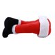 thumbnail image 5 of Elfo de Navidad rojo Adornos para el cuerpo Decoraciones Arpillera Pose-able Felpa Piernas Sincero Electrónica, 5 of 5