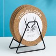 thumbnail image 4 of 2pcs Home Coaster Holder Mat Storage Rack Cup Mat Holder Drink Coaster Organizer, 4 of 8