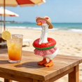 thumbnail image 4 of KuKeDi 7 inch Mini Desk Goose Outfit Set, Beach Clothes with Swimsuit Hat Sunglasses and Swim Ring Accessories, 4 of 4