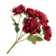 thumbnail image 4 of Ramo de peonía artificial de 5 cabezas, ramo de flores de simulación, centro de mesa de oficina en casa, flor falsa, rojo Advancent HA8174-01B, 4 of 6