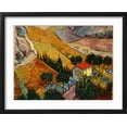 thumbnail image 2 of Art.com Landscape with House and Ploughman, 1889 Giclee Print by Vincent van Gogh, Black Frame Wall Art, 21" x 17", 2 of 5