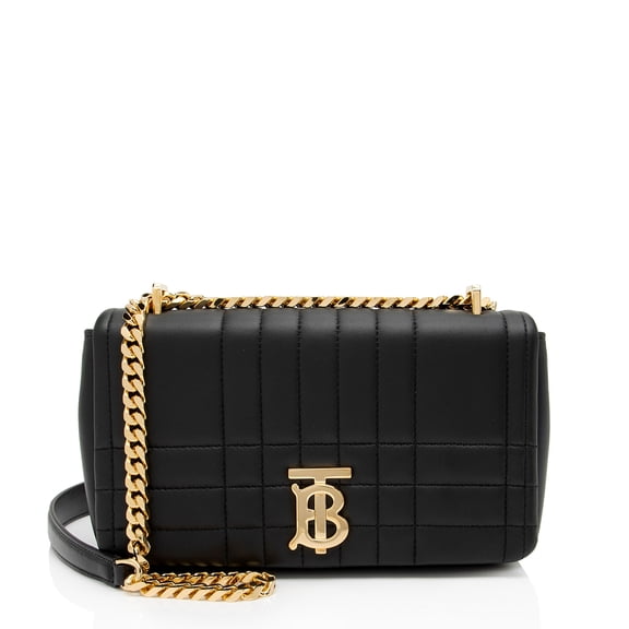 Pre-Owned Burberry Quilted Lambskin TB Lola Chain Small Crossbody