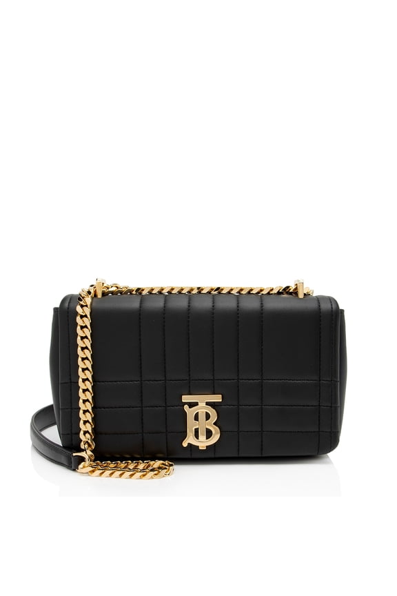 Pre-Owned Burberry Quilted Lambskin TB Lola Chain Small Crossbody