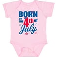 thumbnail image 3 of Inktastic Born on the 4th of July Boys or Girls Baby Bodysuit, 3 of 5
