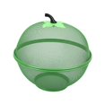thumbnail image 1 of Cesta de fruta de alambre de hierro, cesta de fruta de malla de encimera protectora con tapa, para soporte de exhibición de frutas, adornos de cocina, verde Gloria Canasta de frutas, 1 of 8