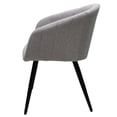 thumbnail image 4 of Set de 2 Sillas para comedor Mundo In Burgos Madera Solida Tapizada Base Metalica Plata, 4 of 8