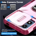 thumbnail image 5 of Funda para GANGXUN Motorola Moto G22 - Soporte metálico, Función magnética, Rosa, 5 of 5