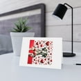 thumbnail image 6 of DistinctInk Greeting Card / Note Card - Valentine's Day Sloughi - PACK of 3, 6 of 7