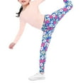 thumbnail image 5 of 4-11T Girls Leggings Athletic Kid's Dance Running Yoga Leggings Pants Footless Tights Trousers, 5 of 6