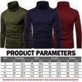thumbnail image 4 of Mens Slim Fit Casual Turtleneck Sweaters Knitted Pullover Thermal Sweaters, 4 of 4