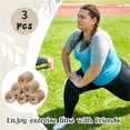 thumbnail image 7 of Scheam Khaki Absorbent Sweat Liners,3 Pack Breathable Under Breasts Pads,Reusable Soft Cotton Bra Liners,18 x 3 Inch Washable Breasts Liners,for Women Absorb Sweating Breastfeeding, 7 of 7