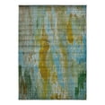 thumbnail image 3 of Unique Loom Jardin Collection Area Rug - Lilly (8' x 11' 4" Rectangle Turquoise/Gray), 3 of 7