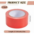 thumbnail image 2 of 82Ft X 2In Bookbinding Repair Tape Red PE Cloth Library Daily Supplies Waterproof Self Adhesive Tape Book Seam Sealing Craft for Reinforcing Protecting Covering Broke Mending Old Books, 2 of 9