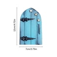 thumbnail image 3 of Gkeoshab Hangs Miniature Doors For Trees Outdoor Miniature Door For Tree Decoration Garden Accessories Home & Garden, 3 of 5